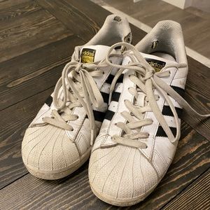 Adidas Superstars (very worn- perfect for DIY)